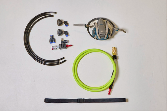 3m 6503QL half face respirator with quick release add on
