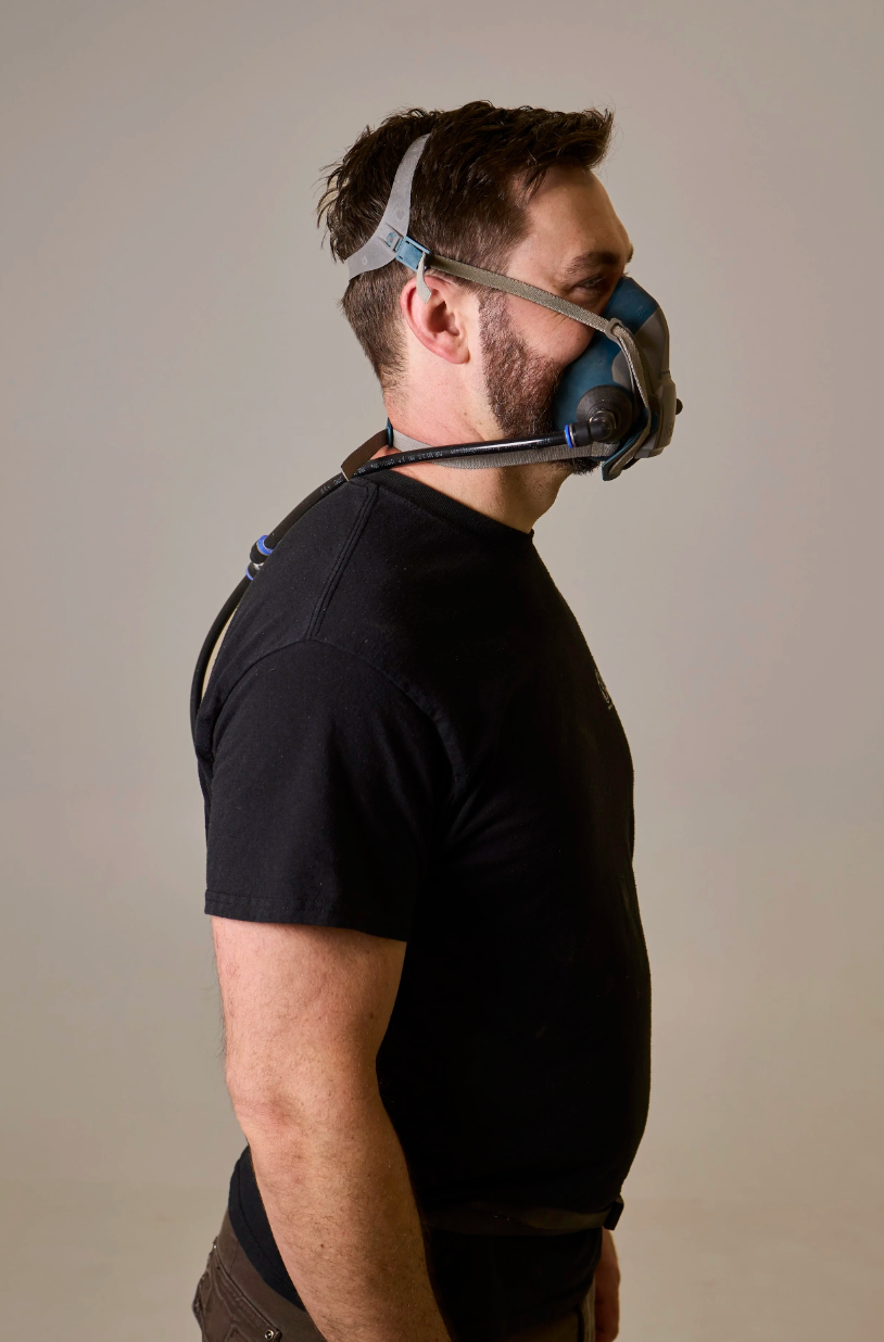 3m 6503QL half face respirator with quick release add on